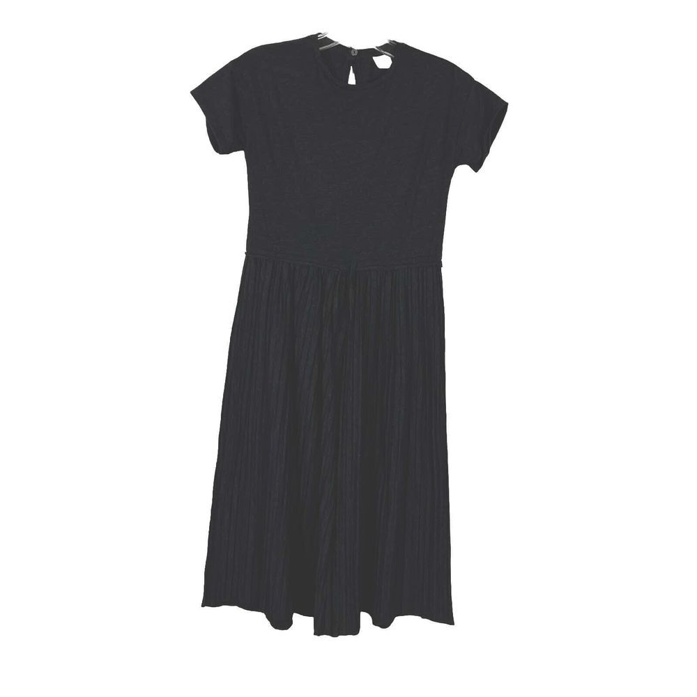 Zara Kids Collection‎ Wide Leg Gray Short Sleeve Tie Waist Jumpsuit Size 8/9